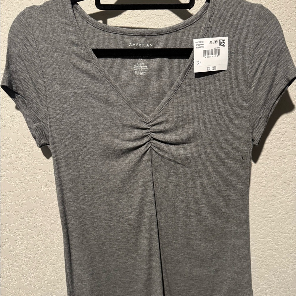 AEO Gray Women's Top